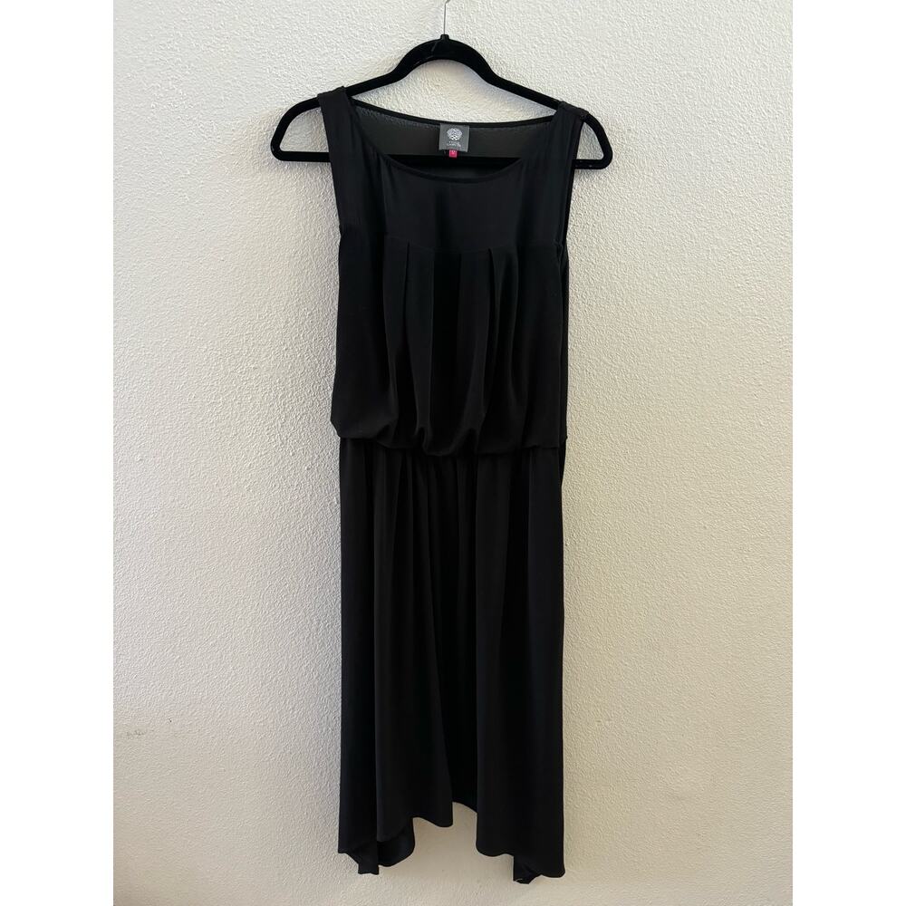 Vince Camuto Black Sleeveless Little Black Dress Womens Size 12